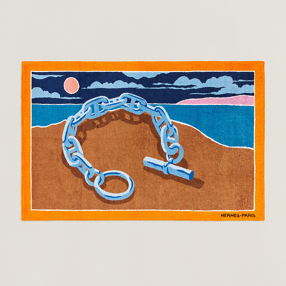 Escale a la Plage beach towel Hermès UK